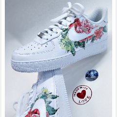 A I R B R U S H HANDBEMALT HANDPAINTED Kleidung Schuhe A I R B R U S H HANDBEMALT HANDPAINTED Kleidung Schuhe